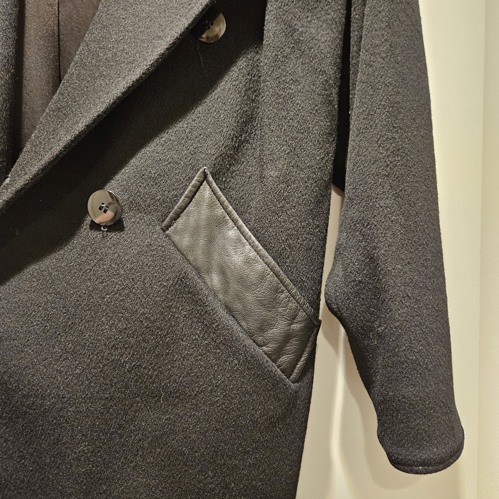 Women's Black Winter Coat By London Fog Sz M - Picture 6 of 12